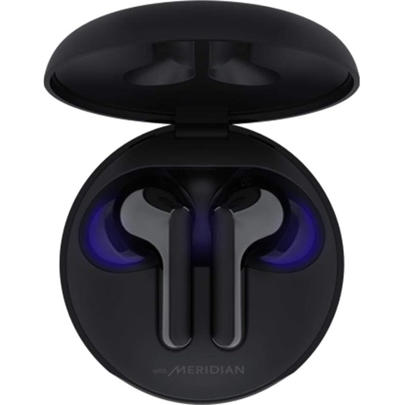 LG TONE Free FN5U Earbuds, UVnano 99.9 Percent Bacteria-Free, Wireless Bluetooth In-Ear Headphones, Black