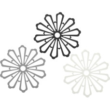 Cabilock 3er-Sets Blumenform Tischsets Für Die Küche Hitzebeständige Nicht-topflappen Untersetzer 3 Stück * 3