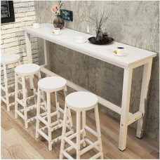 Konsolentische aus Glas für den Flur, schmal, hinter dem Sofa, Tischregal, Eingangsbereich, Marmor, Bartisch aus Massivholz für Zuhause, moderner Langer, schmaler Esstisch in Thekenhöhe, Rec