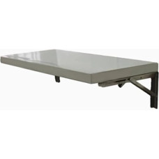 Klapptisch zur Wandmontage, Klapptisch zur Wandmontage, klappbar, aus rostfreiem Stahl, verdickte Klapphalterung, Edelstahl-Drahtziehverfahren, Klapptisch aus Edelstahl 304