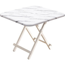 ZEQFEMKL Valgomojo suolai stalui, kvadratiniai sulankstomi žemėlapių stalai, 40 colių, sulankstomas pikniko stalas, mažas valgomojo stalas, kvadratinis valgomojo stalas, žemėlapių stalai, 100 x 100 x 74 cm, medinis stalas