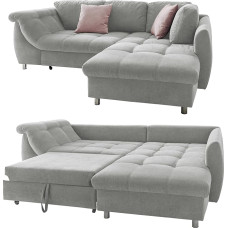 Kampinė sofa su ištraukiama miego funkcija 250 x 190 cm, 