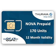 OSAT Thuraya Nova SIM Satellite Phone with 170 Units (200 Minutes)