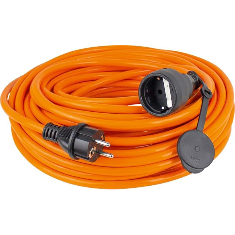 AS - Schwabe H07BQ-F 3G1,5 statybvietės prailginimo kabelis, oranžinis, IP44, 59110