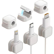 Kabelführung, glatt, verstellbar, einfache sichere Kabelführung, Drahthalter, Kabel-Clips, zum Verstecken oder Organisieren von Handy-USB-Ladekabel für Zuhause, Büro, Nachttisch, Auto, Schreibtisch
