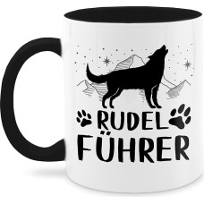 Mug 325 ml – Statement – Rudelführer – 325 ml – Black – Statement Coffee Cup with Sayings