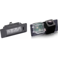 1280 x 720 pikselių Automobilio atbulinės eigos kameros parkavimo pagalbos pakeitimas VW Golf Plus 521 Golf VI 6 VII 7 variantas Jetta IV 4 Passat Sharan Touareg Touran Seat Alhambra Ibiza IV 4 V 5 Skoda Superb II 2