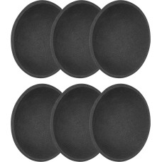 garsiakalbio dulkių dangteliai, 64 mm išorinio skersmens kupolo popierinis dangtelis, žemųjų dažnių garsiakalbio ritės dangtelio dangtelis, skirtas garsiakalbio apdailai, priedams, remontui, 6 vnt. pakuotė