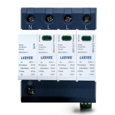 LEEYEE 3P+N Surge Protector, Surge Arrester Type 1 + Type 2.275 V Surge Protection Device for Lightning Protection Surge Arrester Surge Protection
