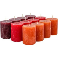 Aukštos kokybės ir kaimiškos stulpinės žvakės - SafeCandle - Vaškinės žvakės / kaimiškos žvakės / advento žvakės Kalėdoms