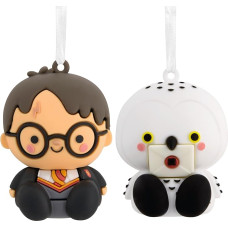 Hallmark Better Together Harry Potter and Hedwig Magnetic Christmas Ornaments, Set of 2