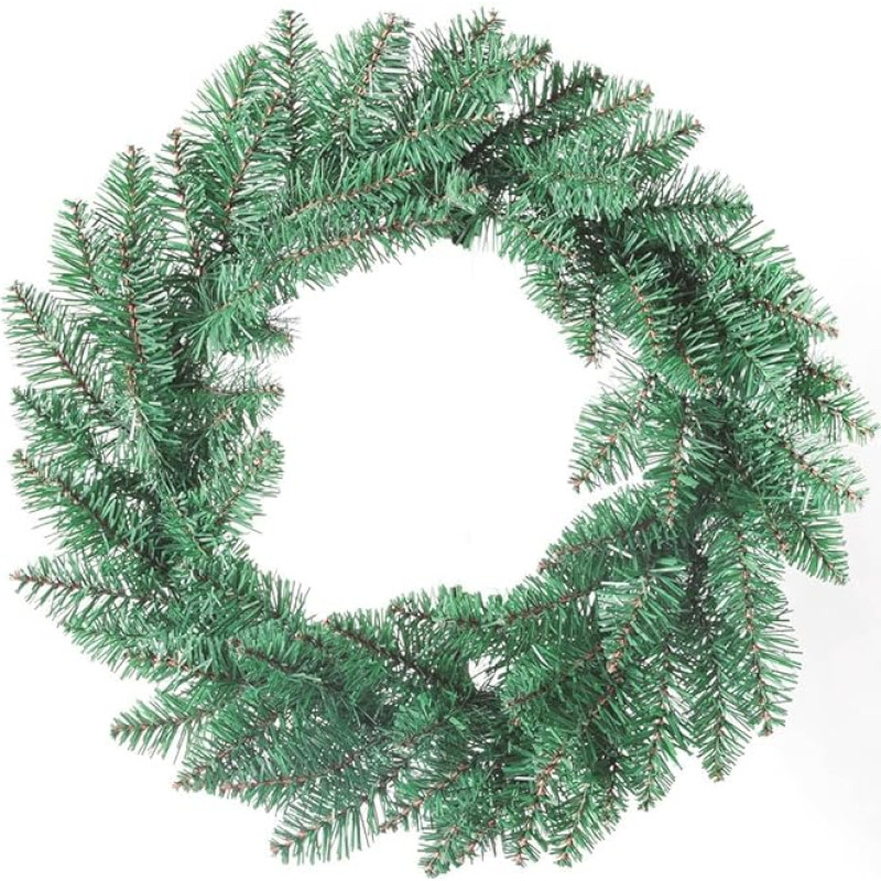 50 cm skersmens kalėdinis vainikas iš pušies medienos, dekoratyvinis, universalus, skirtas durims ir šventinėms patalpoms.