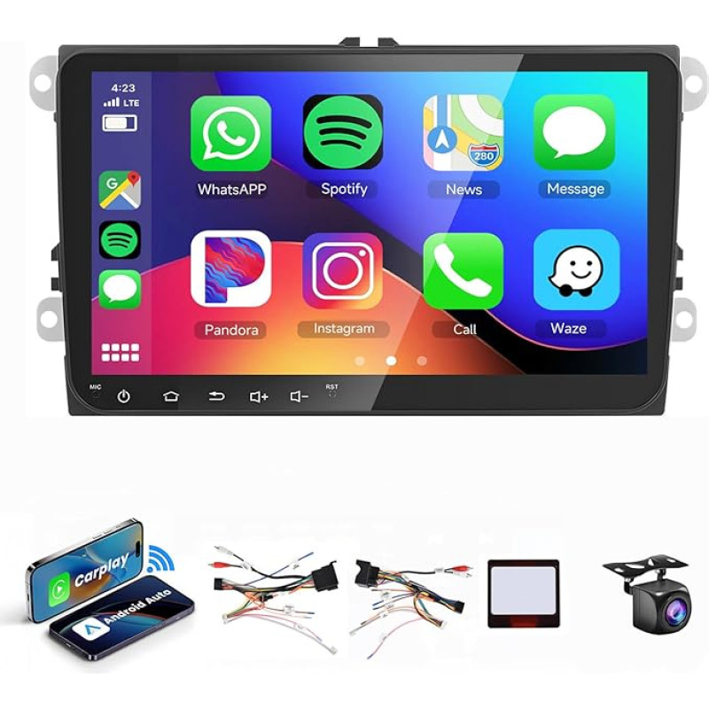 4G + 64G automobilinis radijas 