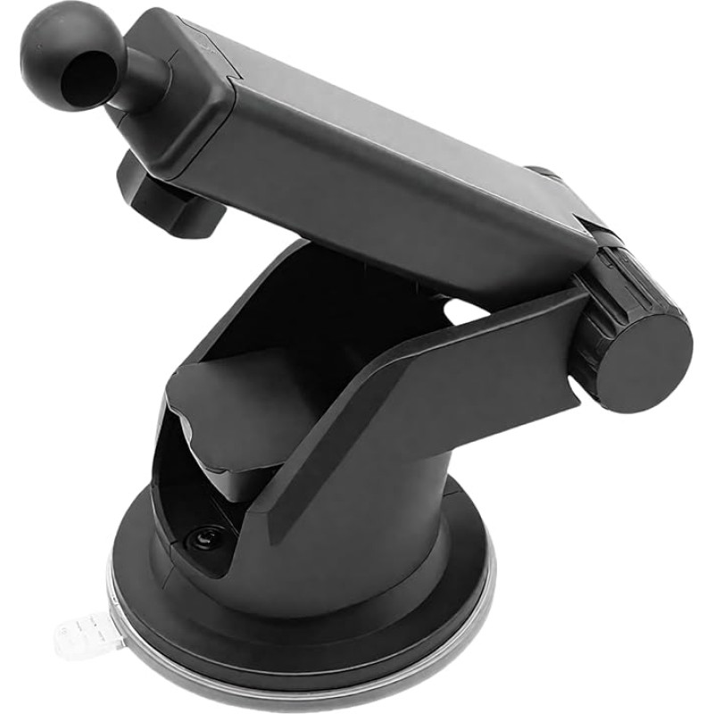 CARKOOL siurbimo taurės laikiklis GPS laikikliui Carplay ekranas Reguliuojamas ir ištempiamas 17 mm rutuliukas Universalus keičiamas prietaisų skydelio priekinio stiklo telefono laikiklis GPS laikiklis