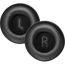 Xiciki Foam Ear Pads Compatible with JBL E35 E45 E45BT Replacement Foam Pads with Protein Leather and Memory Foam (Black)