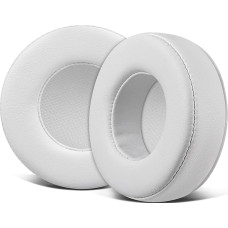 SOULWIT Weich Proteinleder Ersatzpolster Ersatz Ohrpolster für Skullcandy Hesh & Hesh 2 Wireless Over-Ear Kopfhörer, Polster mit geräuschisolierendem Schaumstoff, Dicke hinzugefügt