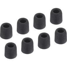 išteklių žemėlapis 8 vnt. 5,1-6 mm mažo dydžio pakaitinės putų ausų pagalvėlės Ausų antgaliai ausinėms juodos spalvos