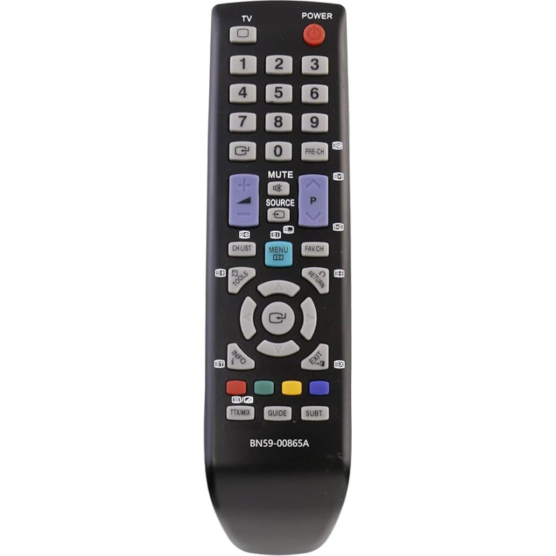 BN59-00865A BN5900865A BN5900865A Universalus nuotolinio valdymo pultas, suderinamas su Samsung LE26B450 LE26B450C4W LE32B450 LE32B450C4W televizoriaus nuotolinio valdymo pultu
