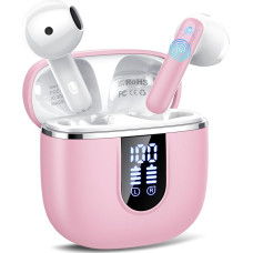 cillso In-Ear Headphones Wireless Bluetooth, Bluetooth Headphones, Deep Bass Wireless Earbuds, Wireless Headphones with Noise Cancelling