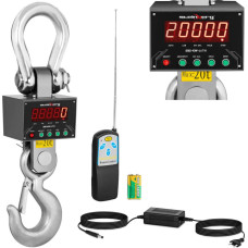 Steinberg Systems Kablinės sandėlio svarstyklės su LED nuotolinio valdymo pulteliu iki 20000 kg