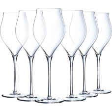 Chef&Sommelier Exaltation Champagne Flutes 35cl Made in France - Reinforced Packaging - Set of 6