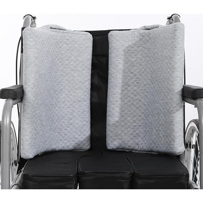 wefaner Pora šoninių atraminių pagalvėlių neįgaliųjų vežimėlio šoninėms panelėms, neįgaliųjų vežimėlio šoninės pagalvėlės, skirtos negalintiems sėdėti vertikaliai neįgaliųjų vežimėlyje