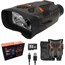 Nachtsichtgerät - Nightfox Ember Infrarot-Nachtsichtfernglas, Einfach bedienbar, Großer Bildschirm, 4-fache Vergrößerung, 250m Reichweite, 4K Video, Digitale Nachtsichtbrille für Wildlife, Camping