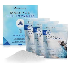 Masažo gelio milteliai 50 g (3 vnt.) | Pagaminta Japonijoje | Be kvapiklių | Lygus ir slidus gelis sveikatingumui ir atsipalaidavimui | Iš 50 g galima pagaminti 5 litrus | Tiesiog įpilkite vandens