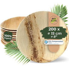 Biozoyg Palmių lapų indai, Palmių lapų lėkštė, Ekologiški vienkartiniai indai, Biologiškai skaidūs indai, aukštos kokybės