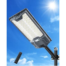 Sararoom Street Lanterns Spotlight Security Light Wall Light 600 W Street Lamp Path Light Solar Lights for Outdoor Use with Motion Sensor for Gardens Garage Roads
