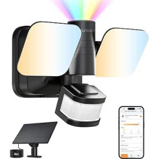 Dvigubos galios saulės ir elektros energijos išmanusis judesio jutiklis lauko šviesa
