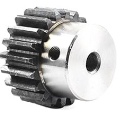 1,5 Modul Stirnradritzel 15 Zähne Stahlzahnrad for mechanische Getriebe - 6-16 mm Bohrung, 1 Stück(15t Inner Hole 6mm)