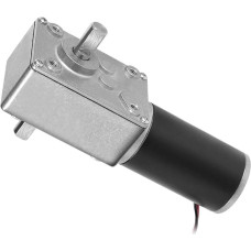 Greartisan DC 12 V 5 aps/min 15 kg 8 mm Doulbe velenai Savaime užsifiksuojantis perjungiamas begalinis sraigtinis krumpliaratinis variklis su kabeliu Didelio sukimo momento greičio mažinimo variklis