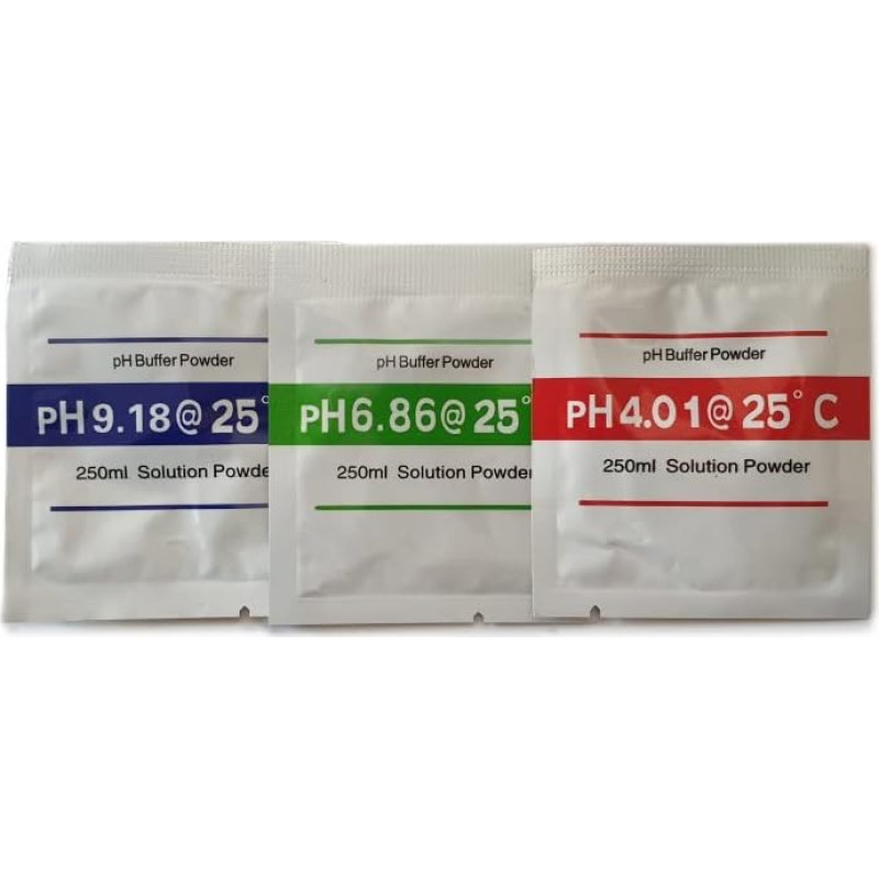 Milteliai, skirti 250 ml kalibravimo skysčio PH matavimo prietaisams gaminti 3 x 2 g FL6