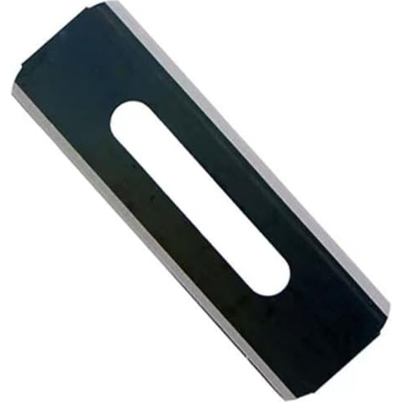 LGuenrot Verdicktes und verstärktes Industriemesser aus Kohlenstoffstahl mit abgerundetem Taillenloch, Folienschneideklinge, Teppichklinge, doppelseitige Klinge(10pc)