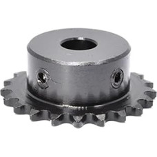 Rollkettenradmotor 04C, 20-30 Zähne, Innendurchmesser 6-16 mm, Steigung 6,35 mm, Stahl Nr. 45, 1 Stück (24 dantys, 6 mm)