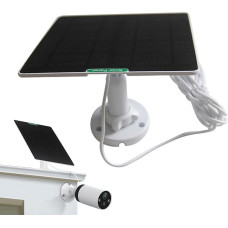 Solar Panel Charger, 50W Energy-Saving Solar Battery Charger for Security Camera, Waterproof External Power Generator Pack, Reliable Backup for Offices Home, Outdoor Systems