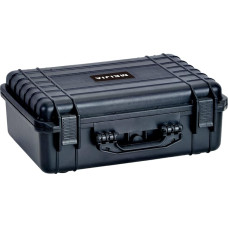 MEIJIA All Weather Portable IP67 vandeniui atsparus apsauginis dėklas, kietas fotoaparato dėklas su pritaikomomis putomis, puikiai apsaugantis fotoaparatą, dronus, pistoletus, objektyvus, įrangą, 18,5 x 14,06 x 6,93 colių, juodas