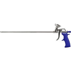 Faithfull Long Barrel Foam Spurt Gun, Stainless Steel Barrel & Needle, Sealant Dispensing Spray Applicator - 500 mm