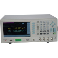 Digitales Desktop-LCR-Messgerät ET3502 Hochpräzise digitale LCR-Brücke +/- 0,05% Genauigkeit, Messbereich 10 Hz ~ 200 kHz, 6 1/2 stelliges Display, stufenlos 200-240 V Kapazitäts-/Widerstandsmessung