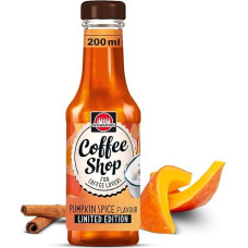 Schwartau Coffee Shop Pumpkin Spice Syrup - Barista Quality for Coffee Creations and Coffee Specialities, Coffee Syrup Only with Natural Flavours, 200 ml