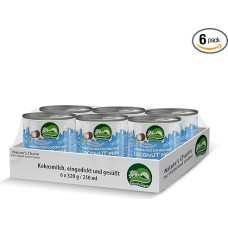 Nature's Charm Thickened and Sweetened Coconut Milk - Vegan Condensed Milk - 6 x 320 g, Ideal for Baking as well as Coffee and Tea - 320 g (Pack of 6)