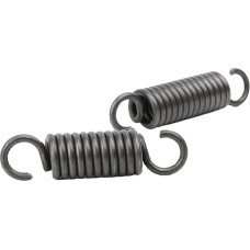 SAJMAKUWLA Zugfeder, Zugfedern, Federstahl, Drahtdurchmesser 2 mm, Außendurchmesser 10 mm, freie Länge 200-500 mm, 2 Stück(2 x 10 x 350 mm)