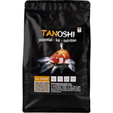 Tanoshi Koi Food - All Season 1,2 kg 6 mm | Plaukiojantis visų metų pilnavertis pašaras Koi su lašišų aliejumi (6 mm)