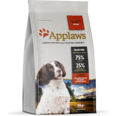 Applaws Natural, Complete Dry Dog Food 15kg Mažų ir vidutinių veislių suaugusių šunų maistas su vištiena