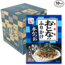 Nagatanien Otona-No Furikake Katsuo 5 pakuočių po 11,5 g (10 pakuočių)