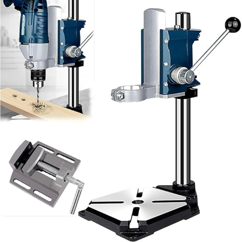 FLTRGO gręžimo stovas rankiniam gręžtuvui, gręžimo stovas su pavadėliu, stendinis gręžtuvas, tikslaus gręžimo stovas