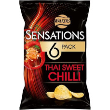 Sensations Thai Sweet Chilli Crisps 6 x 25g