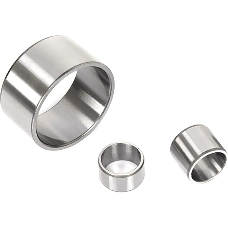 ZONSHJDKR Gleitlager 2 Stück Stahl-Lagerwellenhülsenbuchsen, Innendurchmesser 15 mm, Außendurchmesser 19 mm, Länge 16 mm, Lagervorrichtungsbuchsen, Achshülsenring, 15 x 19 x 16 mm(15x20x23mm)