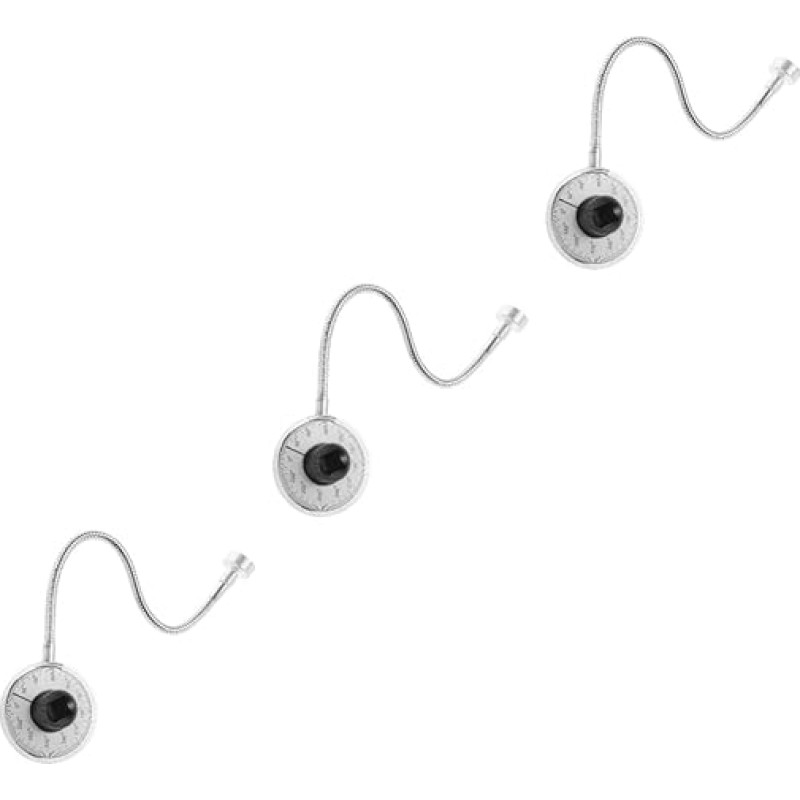 PartyKindom 3st Drehmomentindexer Drehmomentwinkelmesser Drehmomentschlüssel Drehmomentmesser Legierter Stahl Silver